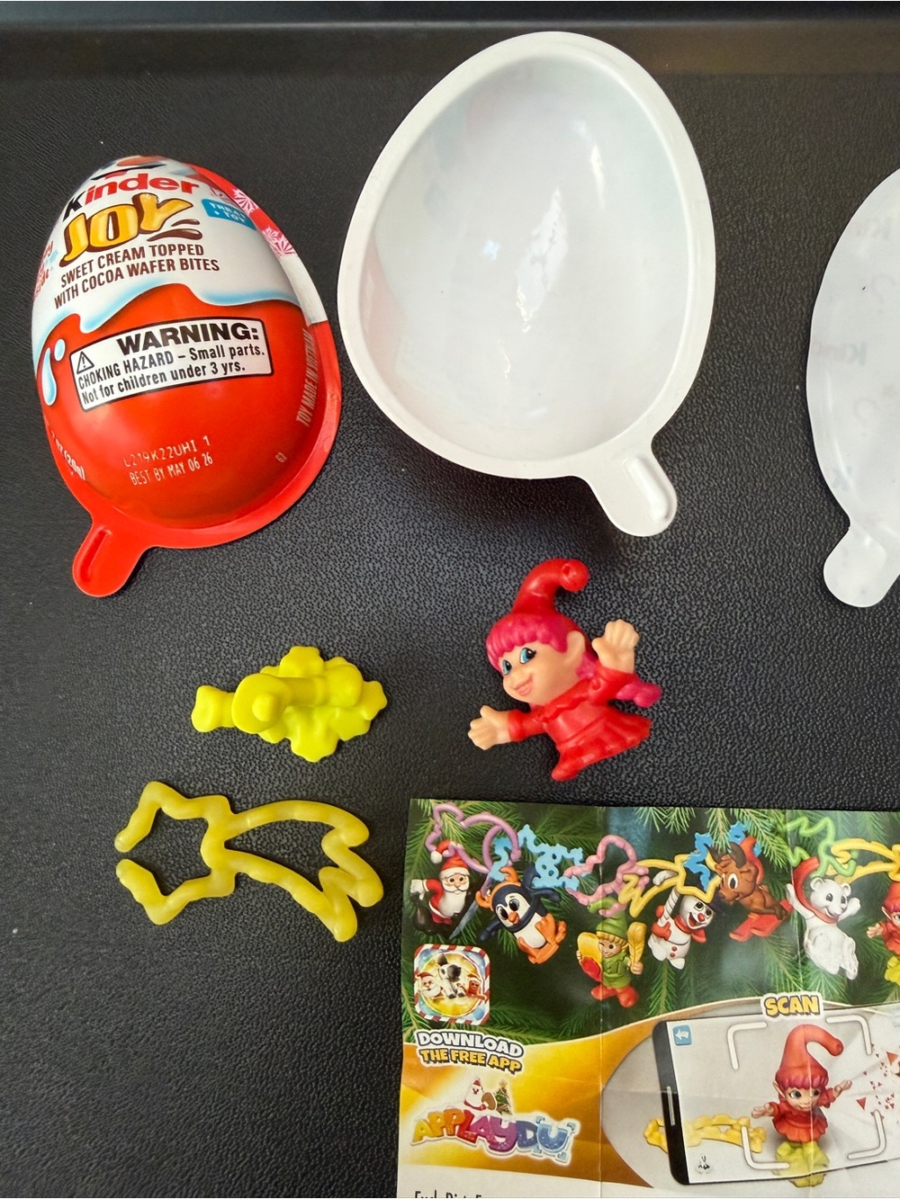 New kinder joy Christmas version toy eggs